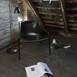 OX Denmarq September stol, svart läder