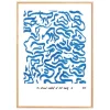 Paper Collective Comfort - Blue poster