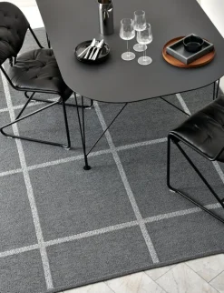 Pappelina Ada matta, 70 x 150 cm, grå - granit metallic