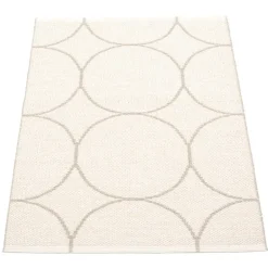 Pappelina Boo matta 70 x 100 cm, linne - vanilj