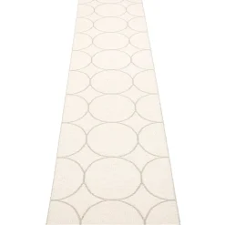 Pappelina Boo matta 70 x 300 cm, linne - vanilj