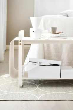 Pappelina Boo matta 70 x 300 cm, linne - vanilj