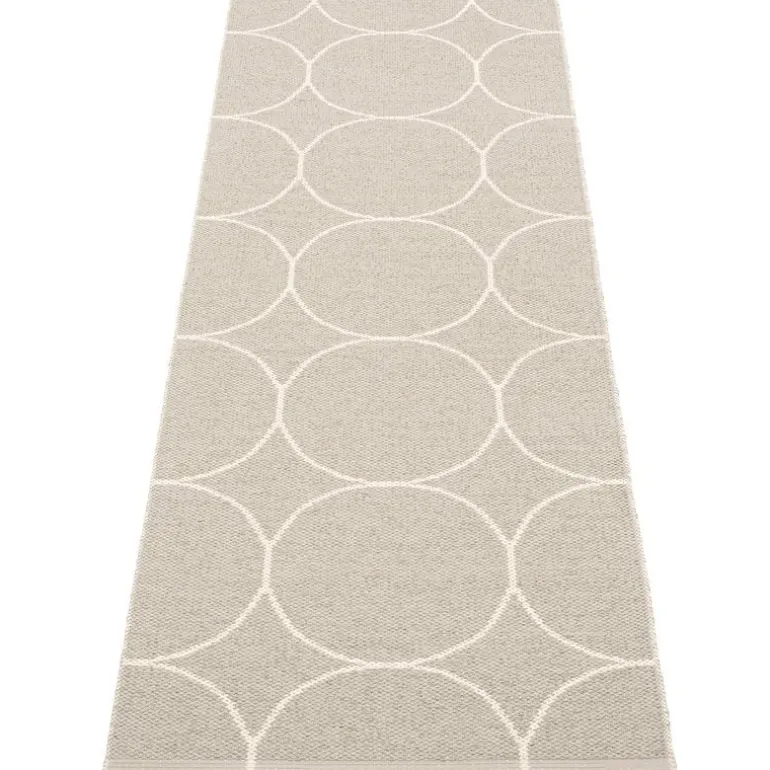 Pappelina Boo matta 70 x 200 cm, linne - vanilj