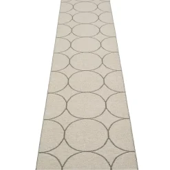 Pappelina Boo matta 70 x 300 cm, träkol - linne