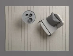 Pappelina Carl matta 70 x 270 cm, grå - fossilgrå