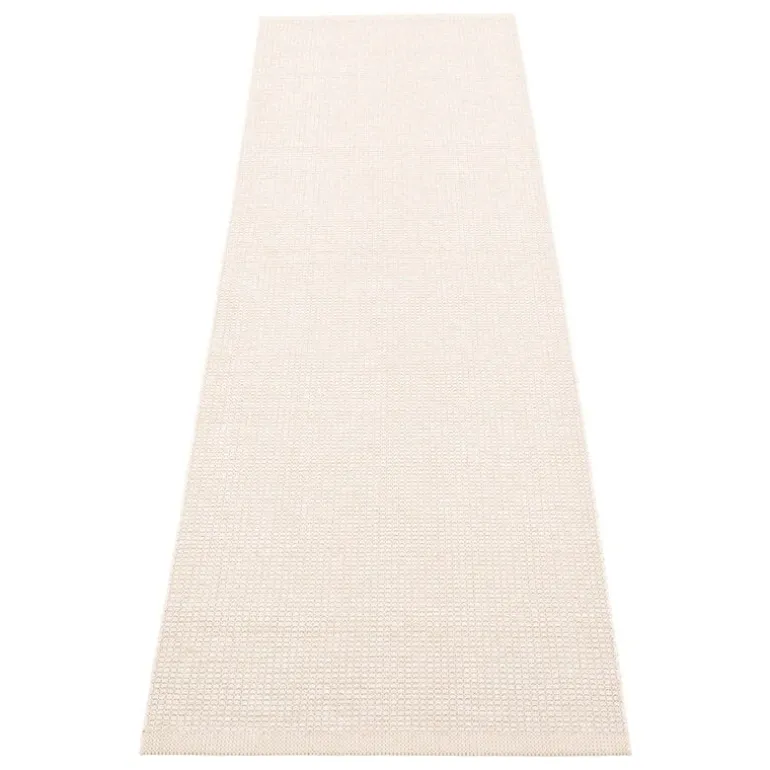 Pappelina Emm matta, 70 x 240 cm, vanilj - vit metall