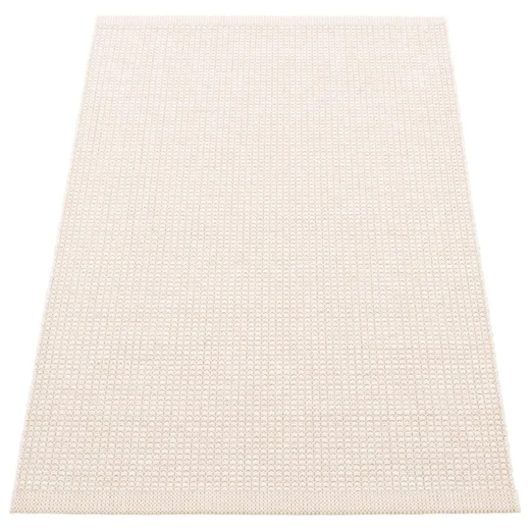 Pappelina Emm-matta, 70 x 120 cm, vanilj - vit metallisk
