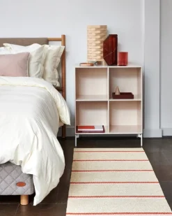 Pappelina Olle matta 70 x 240 cm, tegel - kräm