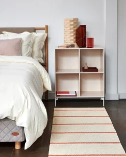 Pappelina Olle matta 70 x 240 cm, tegel - kräm