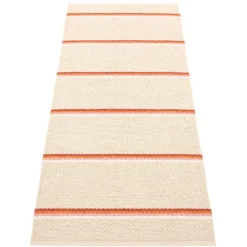 Pappelina Olle matta 70 x 180 cm, tegel - kräm