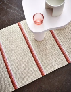 Pappelina Olle matta 70 x 180 cm, tegel - kräm