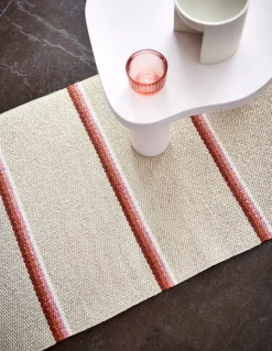 Pappelina Olle matta 70 x 180 cm, tegel - kräm