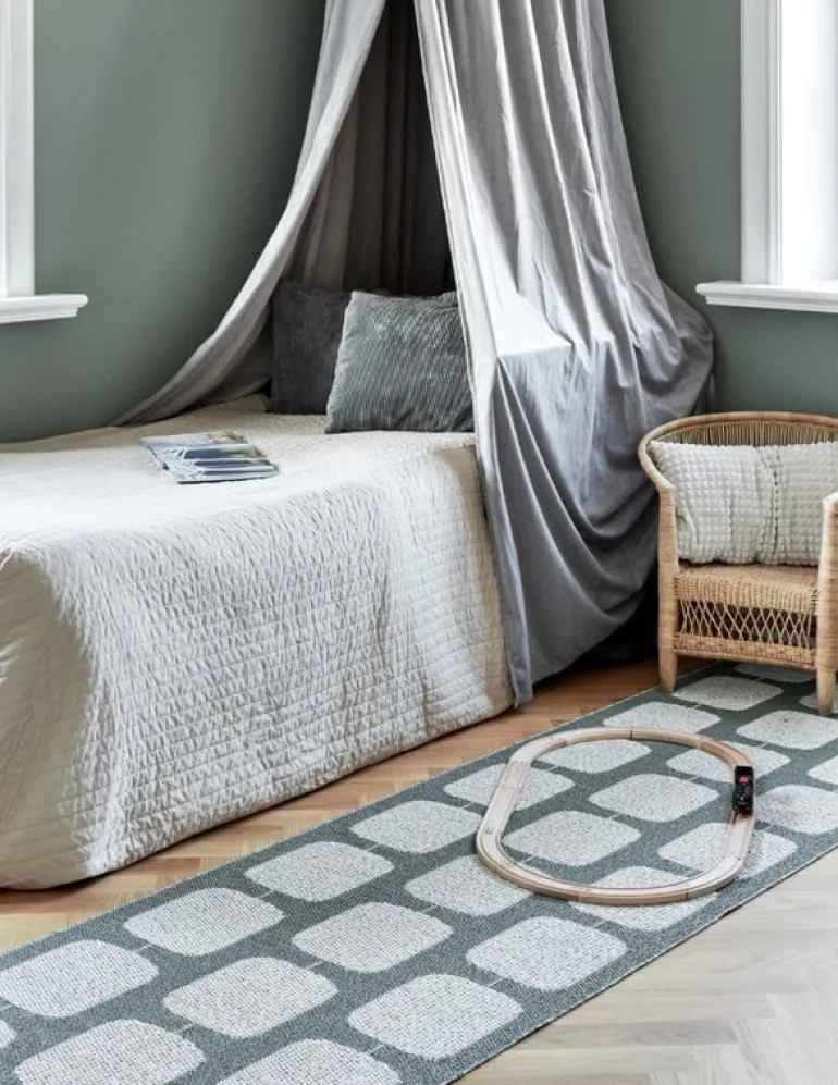 Pappelina Sten matta, 70 x 200 cm, armégrön - grå