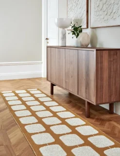 Pappelina Sten matta, 70 x 100 cm, ockra - vanilj