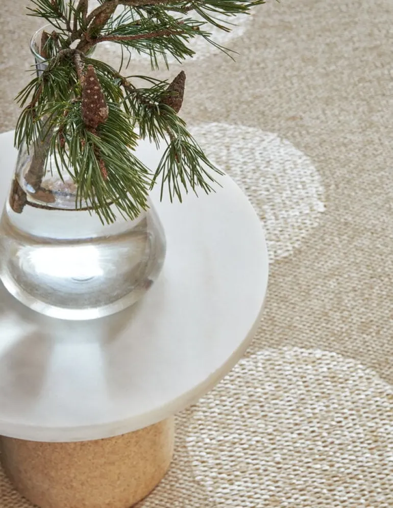 Pappelina Vera 2.0 matta, 70 x 200 cm, beige - beige metallic