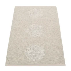Pappelina Vera 2.0 matta, 70 x 120 cm, linne - stone metallic