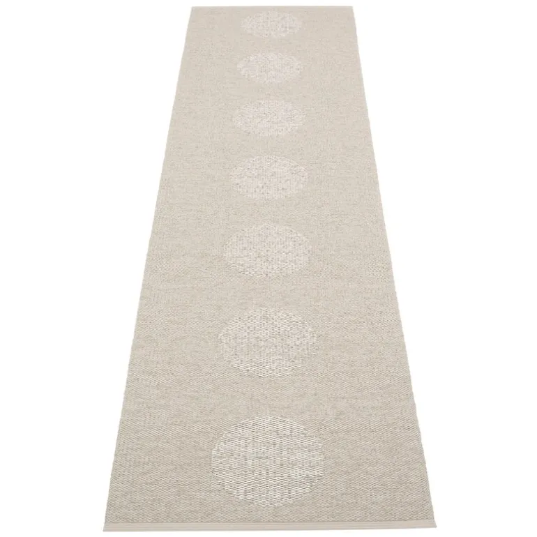 Pappelina Vera 2.0 matta, 70 x 280 cm, linne - stone metallic