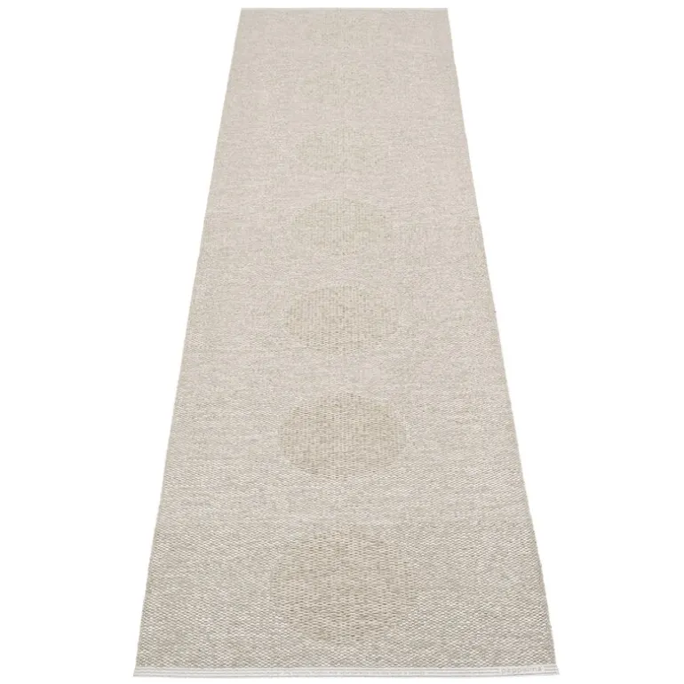 Pappelina Vera 2.0 matta, 70 x 280 cm, linne - stone metallic