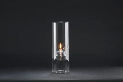 Paustian Wolfard oljelampa, extra stor, klart glas