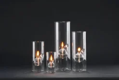 Paustian Wolfard oljelampa, extra stor, klart glas