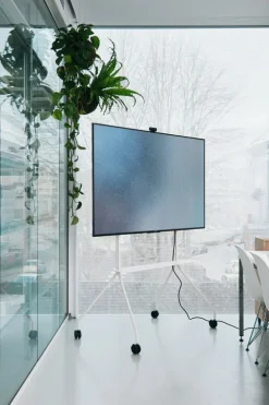 Pedestal Moon Pro tv-bänk, pearl