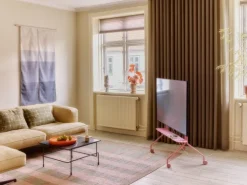 Pedestal Moon Rollin' TV-bänk, bubble gum