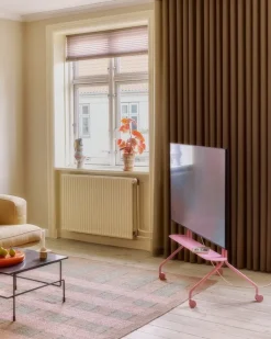 Pedestal Moon Rollin' TV-bänk, bubble gum