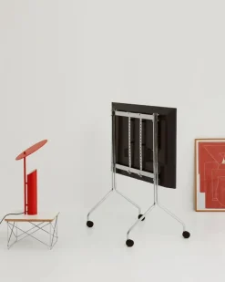 Pedestal Moon Rollin’ tv-bänk, krom