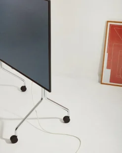 Pedestal Moon Rollin’ tv-bänk, krom