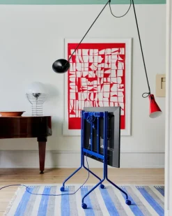 Pedestal Moon Rollin’ tv-bänk, ultra marine