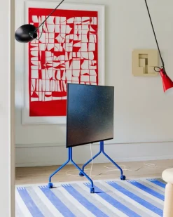 Pedestal Moon Rollin’ tv-bänk, ultra marine