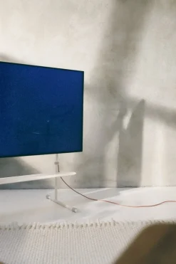 Pedestal Pipe hylla, pärlvit