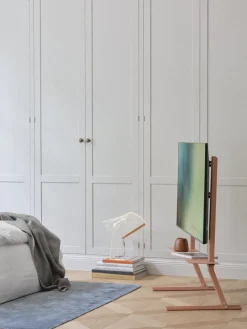 Pedestal Plate hylla, matt rosenröd