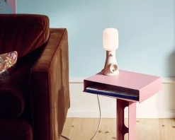 Pedestal Plug-in lampa, pearl