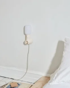 Pedestal Plug-in lampa, pearl