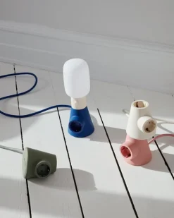 Pedestal Plug-in lampa, pearl