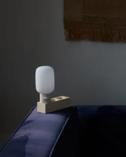 Pedestal Plug-in lampa, pearl