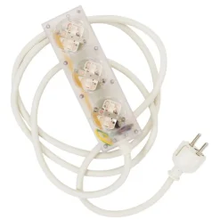 Pedestal Power Bar, 2 m, Ghost