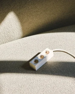 Pedestal Power Bar grenuttag, 2 m, pearl