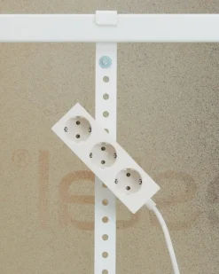 Pedestal Power Bar grenuttag, 2 m, pearl