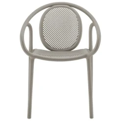 Pedrali Remind 3735r fåtölj, återvunnen plast, grå