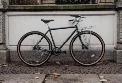 Pelago Bicycles Commuter Front Rack, L, polerat aluminium