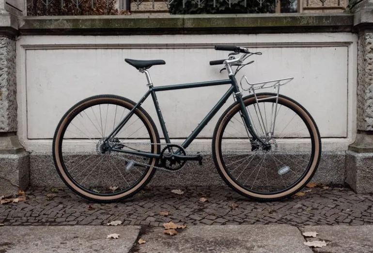 Pelago Bicycles Commuter Front Rack, L, polerat aluminium