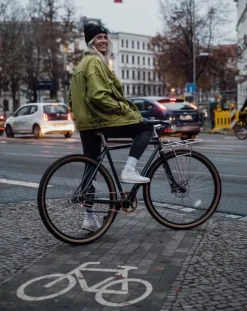 Pelago Bicycles Commuter Front Rack, L, polerat aluminium