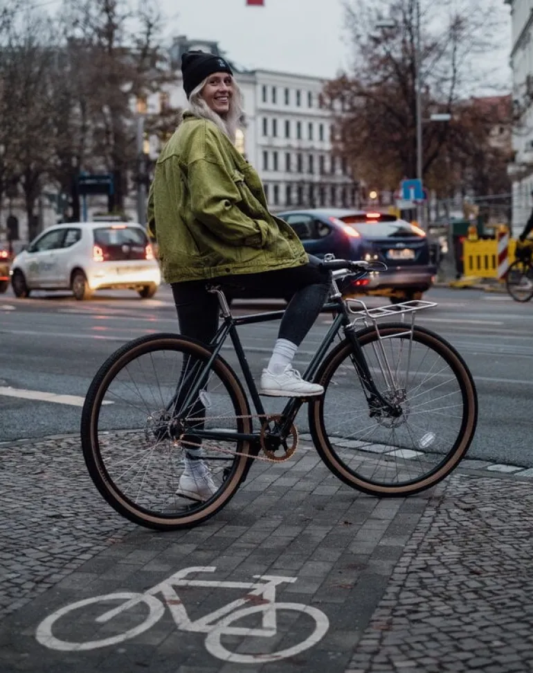 Pelago Bicycles Commuter Front Rack, L, polerat aluminium