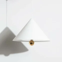 Petite Friture Cherry LED-pendel, stor, vit