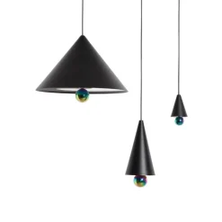 Petite Friture Cherry LED-pendel, mini XS, svart