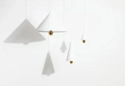 Petite Friture Cherry liten LED-pendellampa, vit