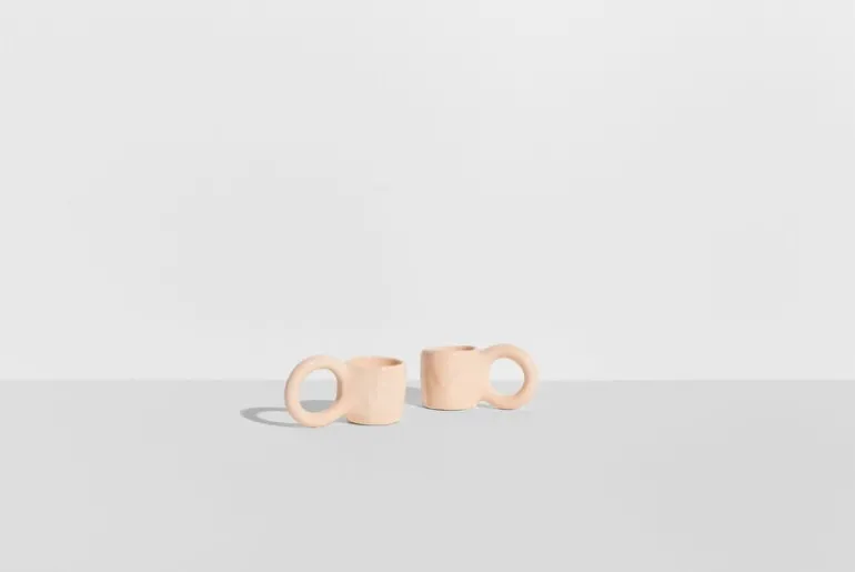 Petite Friture Donut espressokopp, 2 st, bubbelgum