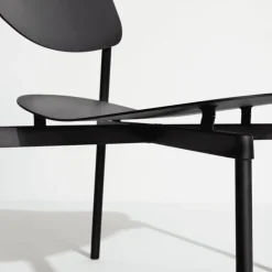 Petite Friture Fromme lounge-stol, svart